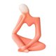 thumbnail image 1 of Jarrón de Cerámica Moderno, Estatuas de Pensamiento, Figurita de Arte Abstracto, Artesanía Coleccionable Hecha a Mano para Decoración de Boda, Regalos rojo BLESIY florero, 1 of 3