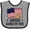 Heather and Black, variant on Inktastic Military Daddy Always my Hero Boys or Girls Baby Bib