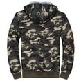 thumbnail image 4 of Men's Winter Thermal Jacket Outdoor Warm Coat Windproof Lined Hooded Full Zip Casual Workwear Outerwear, 4 of 7