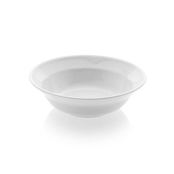 Porcelain Saturn dia.6" h:1.5" 12 oz. Round White Porcelain Bowl (Set of 4)