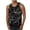 White, variant on WREESH Men's Fashion Tank Tops Tank Non Positioning Regular Print Tank Casual Sports Sleeveless T-Shirt Tank Tops Workout Tops Dark Blue