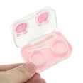 thumbnail image 4 of Unique Bargains 1 Set Contact Lens Case Contact Lens Container Contact Lens Carrier Bunny Pattern 2.68"x1.77"x1.1" Pink, 4 of 5