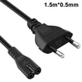 thumbnail image 1 of Cable de alimentación El Cable adaptador de corriente alterna con sufijo de dos núcleos es adecuado para impresora/, 1 of 5
