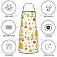 thumbnail image 6 of Easygdp Gnomes Bees Apron Waterdrop Resistant with 2 Pockets,Oil Resistant Cooking Kitchen Chef Apron for Women Men, 6 of 7