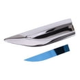 thumbnail image 3 of Set Car Side Fender Trim Cover Strip Emblem Decal Stainless Steel Universal, 3 of 4