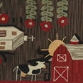 thumbnail image 3 of Park Designs Farm Life Country Hooked Rug Runner 2 ft x 6 ft, 3 of 5