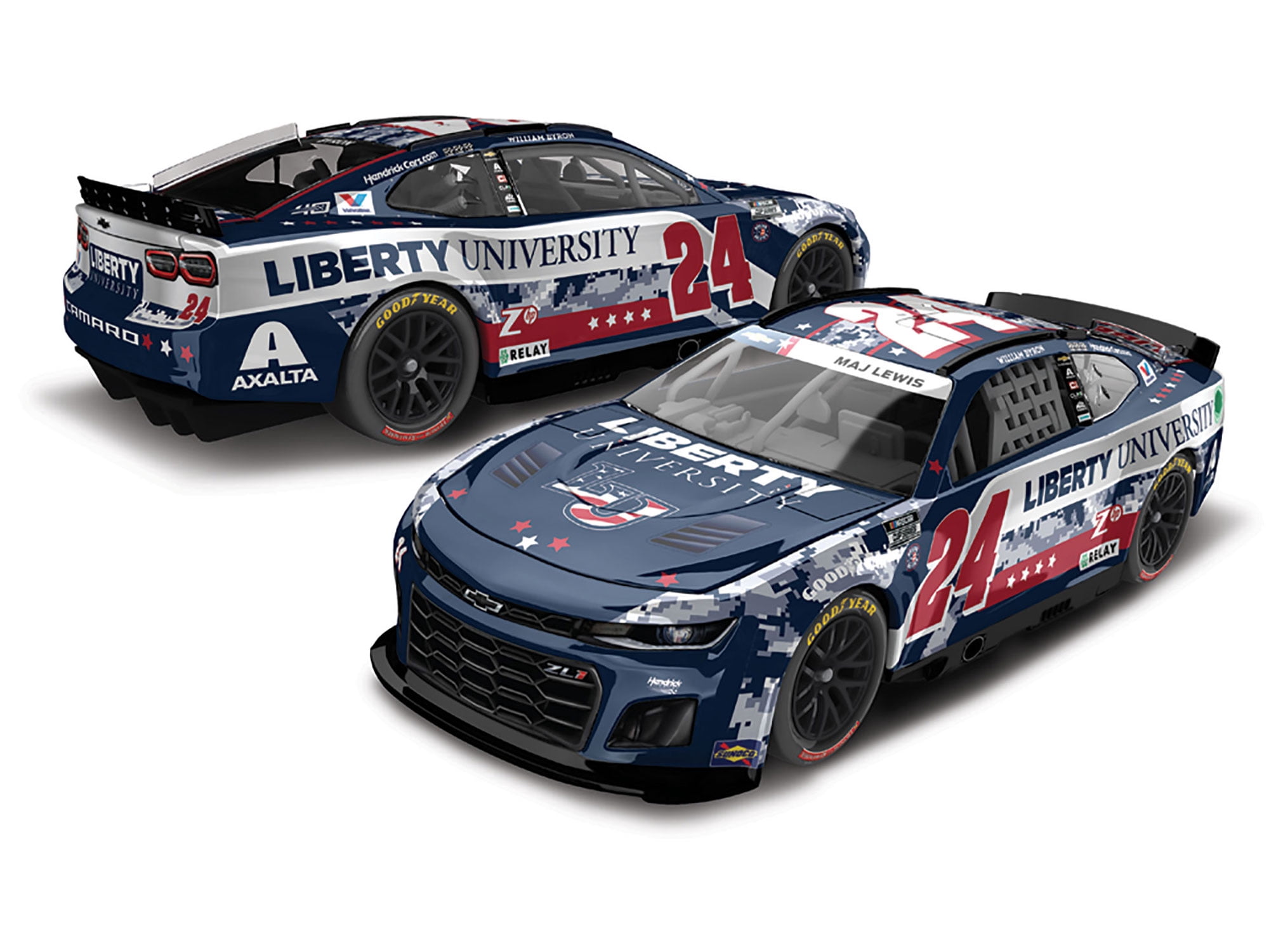 Lionel Racing Hendrick Motorsports Patriotic Salutes 64 Scale Play Vehicles Diecast Set