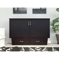 thumbnail image 4 of Monroe Murphy Bed Chest Queen Espresso with Charging Station, 4 of 17
