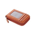 thumbnail image 1 of Cartera Minnieouse hombre tarjetero cuero vintage Marrón amarillento, 1 of 1