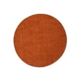 thumbnail image 3 of Rugsotic Carpets Handmade Rugs Hand Knotted Loom Round 8'x8' Orange Wool for Indoor Use, 3 of 12