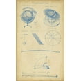 thumbnail image 2 of Chambers 21x32 Black Ornate Wood Framed with Double Matting Museum Art Print Titled - Vintage Astronomy III, 2 of 4
