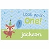 Personalized Look Who's One Birthday Placemat For Him
