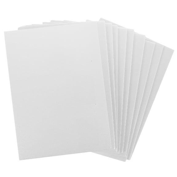 FRCOLOR 10pcs White Foam Board Thickness Baking Board For Projects 8k Polystyrene Mat Board Poster Foam Board Sheets For Art Crafts