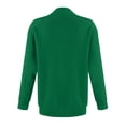 thumbnail image 5 of Womens Long Sleeve V Neck Sweaters 2025 Fall Casual Classic Soft Loose Fit Basic Pullover Jumper Top Winter Old Money Clothes Green M, 5 of 5