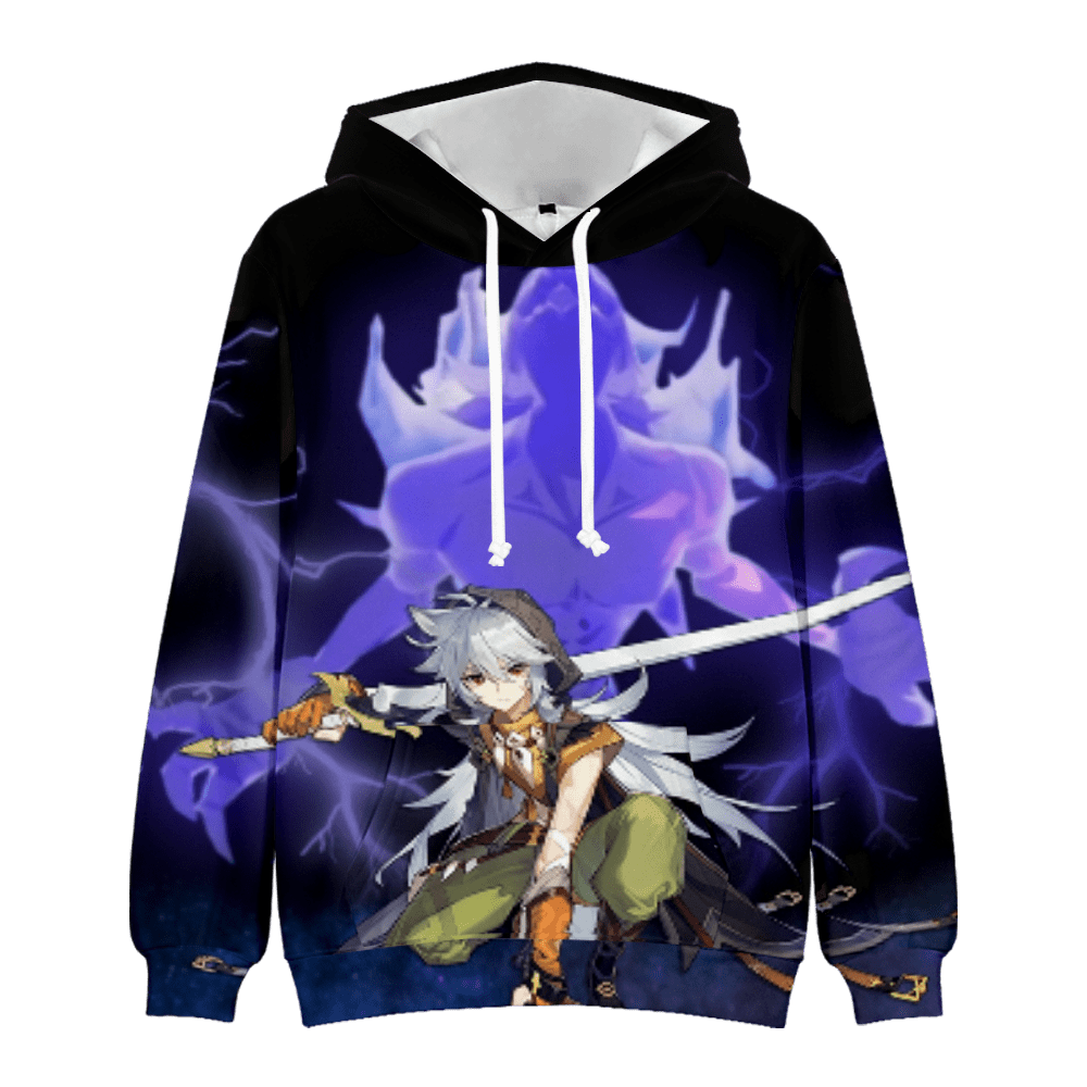 Hoodies Genshin Impact 3D Print Anime Game Character Hoodies Cosplay