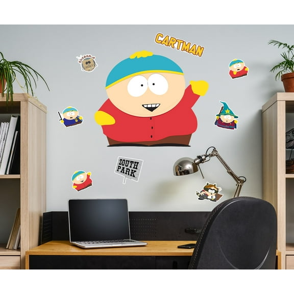 South Park Cartman Movable Vinyl DIY Wall Art Stickers Set - Walls, Windows, Doors