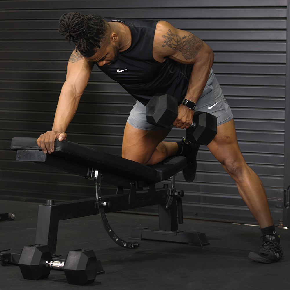 Titan Fitness 5 LB Pair Rubber Coated Hex Dumbbells photo 5