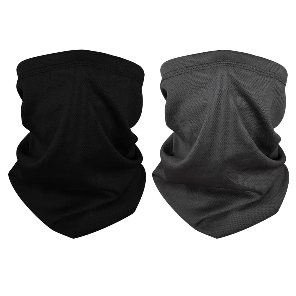 2 Packs Neck Gaiters Face Mask Multifunctional Bandana Face Mask for DustProof Windproof UV