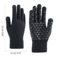 thumbnail image 5 of Touch Screens Gloves Thermal Gloves Non-Slip Elastic Stretchy Gloves Men Adult Teens Boy Gloves Christmas New Year Gift, 5 of 19