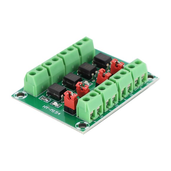 Módulo adaptador convertidor de voltaje de placa aislada con optoacoplador de 4 canales 817