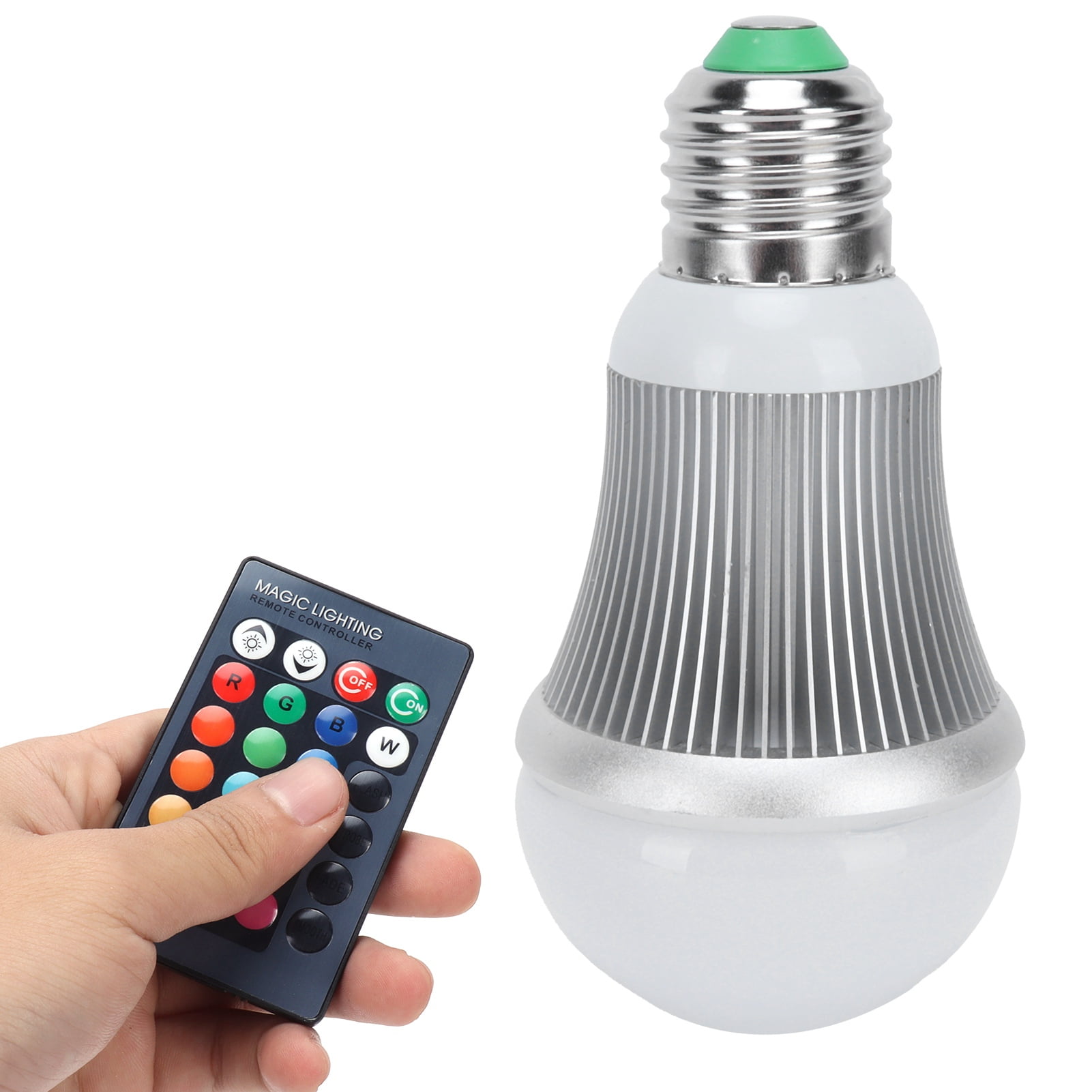 New LED Bulb Chandelier Flame Candle 24 Key Color Remote Control Light 