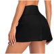 thumbnail image 4 of Falda de traje de baño para mujer con dobladillo de color, plisada y con cordones., 4 of 4