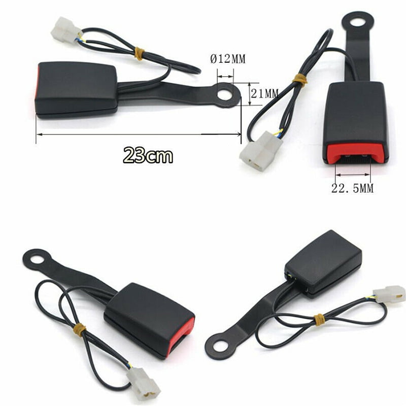 23cm Car Seat Belt Latch Buckle Safety Belt Buckle Plug Adapter w