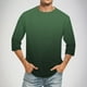 thumbnail image 2 of Camisas de Lino para Hombres Impresión Cuello Redondo Casual 3/4 Manga Blusa, Mezcla de Lino de Algodón para Primavera Verano Ocio Y Tops Diarios, 2 of 9