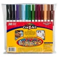CraZArt Washable Super Tip Markers, 30 Count
