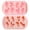 Pink, variant on Lizard Cartoon Silicone Mold, 12-Cavity Reptile Tray for Boy-Themed Parties and Creative DIY Crafts White