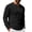 Black, variant on Mens Henley Shirts Casual Stylish Tshirt Lightweight Summer Basic Tee Solid Long Sleeved Stand-up Neck Button Casual Breathable T-shirt Wine S