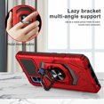 thumbnail image 7 of SPY CASE for Cricket Innovate E 5G Case w/Tempered Glass Screen Protector [Military Grade] Ring Car Mount Kickstand Shockproof Hard Phone Case - Red, 7 of 7