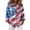 Red, variant on Domzest Womens 250th Anniversary Usa Shirt 4th Of July Graphic Tshirts Patriotic V Neck Long Sleeve Butoon Down Shirts Wine XL
