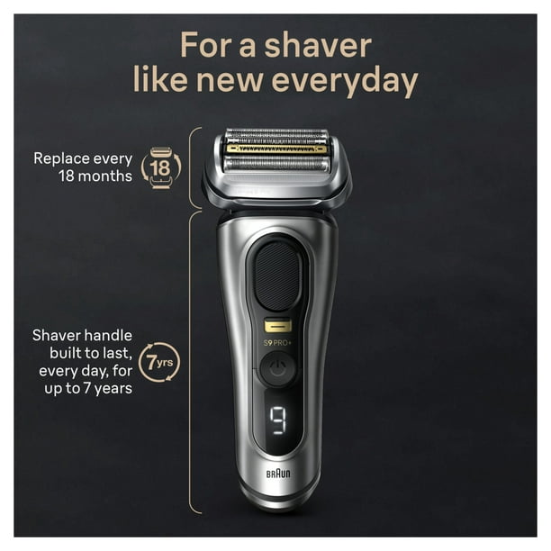 Braun Series 9 PRO+ Wet & Dry Electric Shaver, Charging Stand