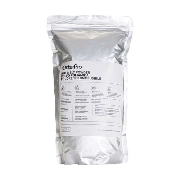 OtterPro DTF Powder, Superior Adhesion for Vibrant and Durable Transfers, 1 Kg