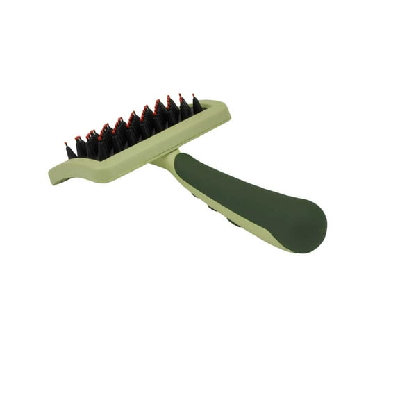 Safari® Nylon Coated Tip Dog Brush for Shorthaired Breeds, One Size (7" L x 4.125" W)