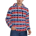 thumbnail image 2 of Sikiie Fourth Of July Men's Hoodie, Essentials Hoodie, Sweatshirt, Pullover Hooded Sweatshirt for Men-4X-Large, 2 of 7