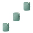 thumbnail image 3 of pitrice 1/2/3 Tablet Sleeve Bag Laptop Pouch Multi Pockets Computer Notebook Keyboard Storage Charging Cable Organizer Office Travel Green 11inch 3PCS, 3 of 6