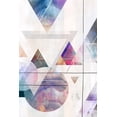 thumbnail image 2 of Isabelle Z 11x14 Black Ornate Wood Framed with Double Matting Museum Art Print Titled - Kaleidescope Shapes II, 2 of 4