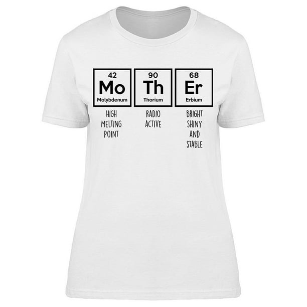 Smartprints - Mother Periodic Table Women's T-shirt - Walmart.com ...