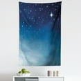 thumbnail image 1 of Night Tapestry, Ombre Inspired Sky Vibrant Stars Universe Astronomy Exploration, Fabric Wall Hanging Decor for Bedroom Living Room Dorm, 5 Sizes, Pale Blue Dark Blue, by Ambesonne, 1 of 1