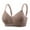 Coffee, variant on Seamless Underwear for Womens Adjustable Straps Textured Lift Hook and Eye Breathable Workout Bras