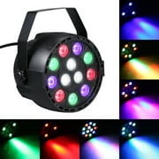 Cacagoo 12 LEDs RGBW Stage Lights DMX 512 8 Channel Mixing Stage Lighting for DJ Disco Party Bar Christmas