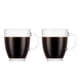 thumbnail image 1 of Taza De Café Bistro Bodum De 12 Oz, Vasos De Borosilicato De Pared Simple Y Alto Calor, Paquete De 2 Transparentes, 1 of 1