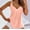 Pink, variant on BLOCLOALO Camisole Tops for Women Flowy Tops for Women Women Casual V Neck Sleeveless Top Solid Color Vest Pullover Shirt Tunic Tank Tank Top for Women V Neck Blouses for Women Blouses Casual Black L