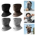 thumbnail image 2 of Neck Gaiter Headwear For Cold Weather Cycling And Outdoor Sports Thermals Lining Breathable Fleece Ear Band Face Mask, 2 of 9