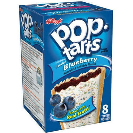 Kellogg's Pop-Tarts Frosted Blueberry Toaster Pastries, 14.7 oz