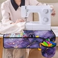 thumbnail image 4 of HELLHERO Purple Gold Marble Sewing Machine Mat Household Accessories Easy to Clean with Storage Cylinder Premium Fabric Sewing Machine Mats for Woman Gifts, 4 of 5