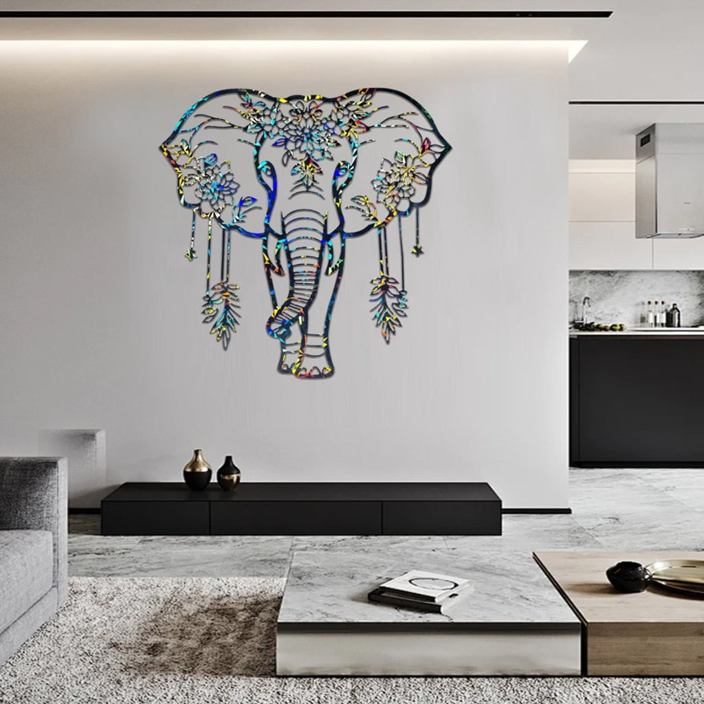 lanema Elephant Mold for Crafting Decorative Home Accessories Holographics Wall Sticker Mould Wall Hanging Decoration Mold