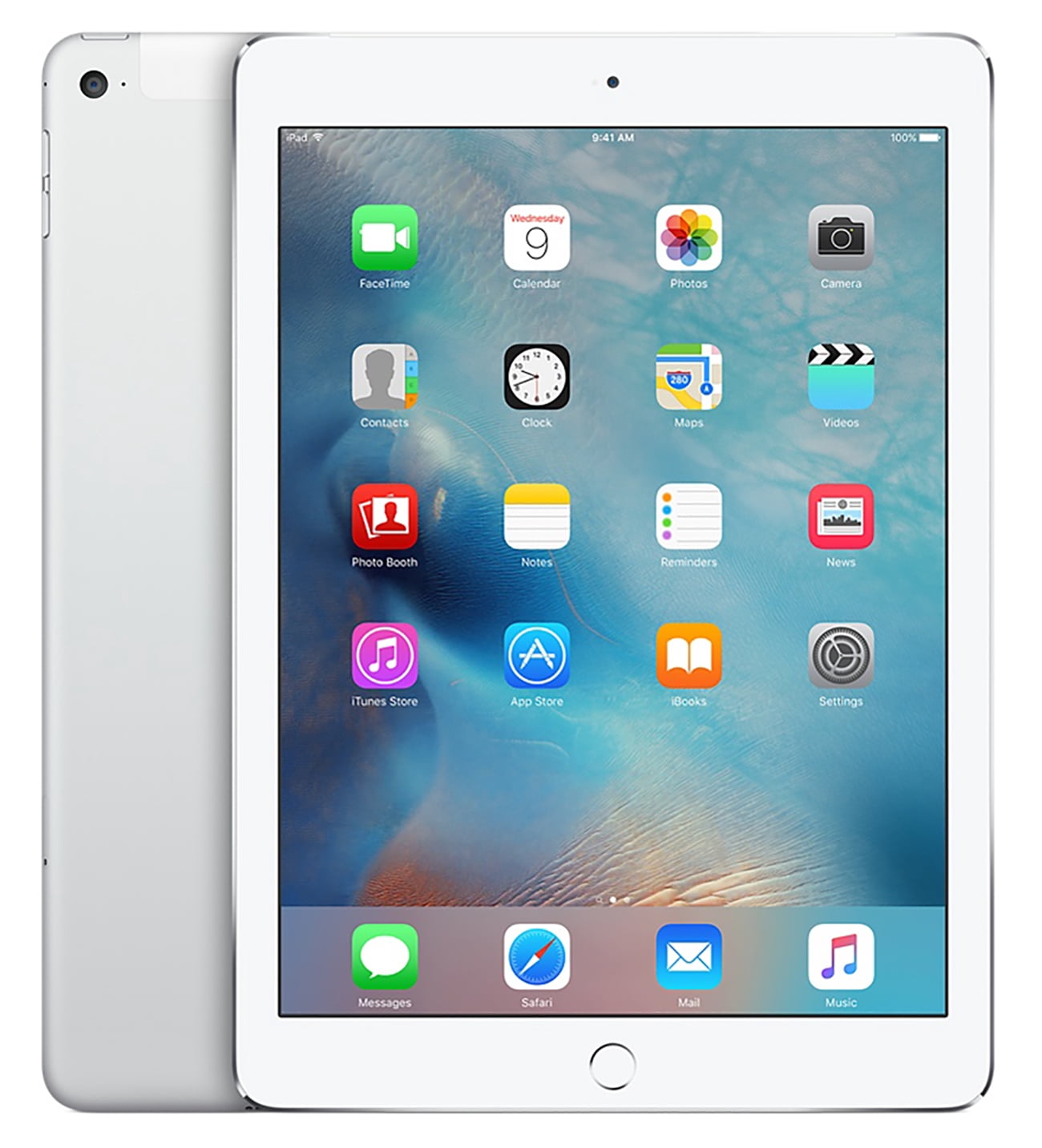 Refurbished Apple iPad Air 2 16GB WiFi 2GB iOS 10 9.7" Tablet - White & Silver (Refurbished)